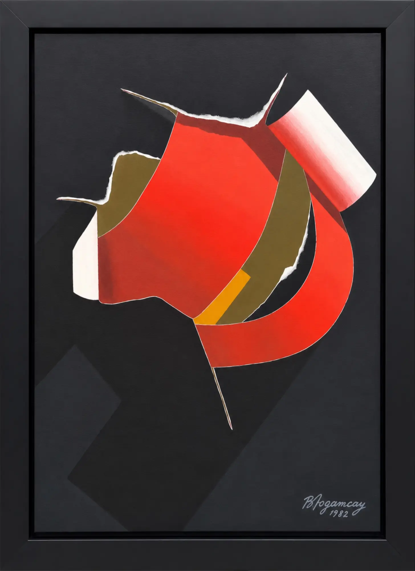BURHAN DOĞANÇAY (1929-2013) — STRIKING RED