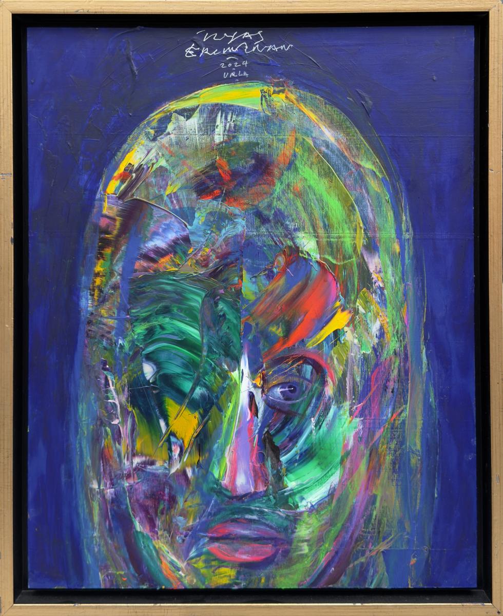 ERGİN İNAN - AHŞAP ÜZERİ YAĞLIBOYA