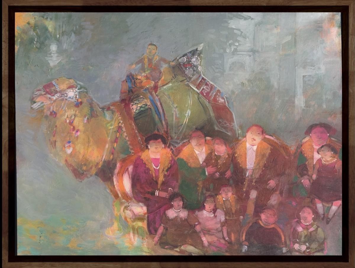 MEVLÜT AKYILDIZ - TUVAL ÜZERİ YAĞLIBOYA