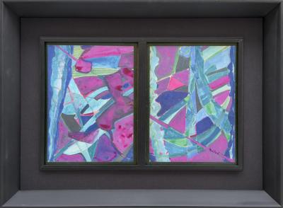 NEJAD MELİH DEVRİM - SOYUT KOMPOZİSYON