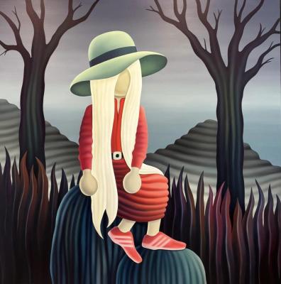 JORDI RIBES - The Viewer with Red Dress